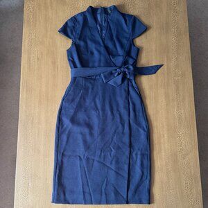 J Crew Navy Blue Dress Sleeveless - Size 2 NWT